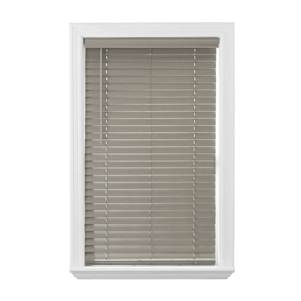 Better Home &amp; Gardens 2&quot; Faux Wood Cordless Window Blind Rustic Gray 31&quot; x 64&quot;
