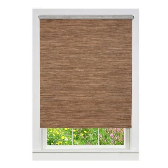 Achim Privacy Jute Indoor Cordless Cocoa Light Filtering Roller Shade 72&quot; x61 in
