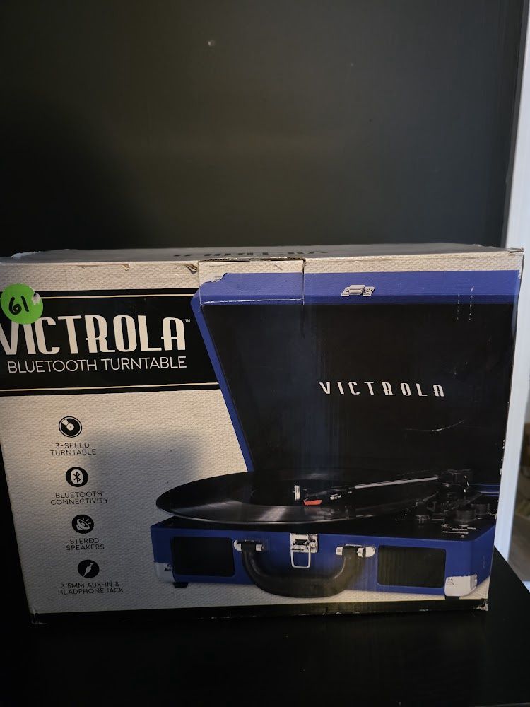 Victrola Journey Suitcase Record Player - Cobalt BRAND NEW