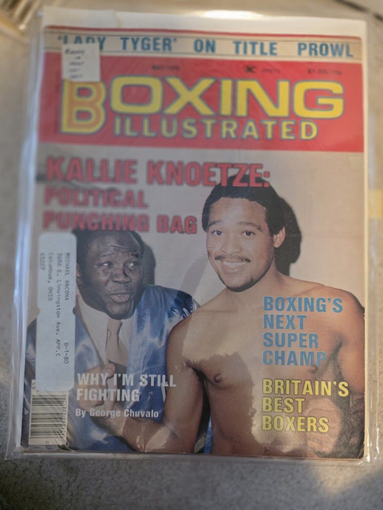 Boxing Illustrated - Kallie Knoetze May 1979