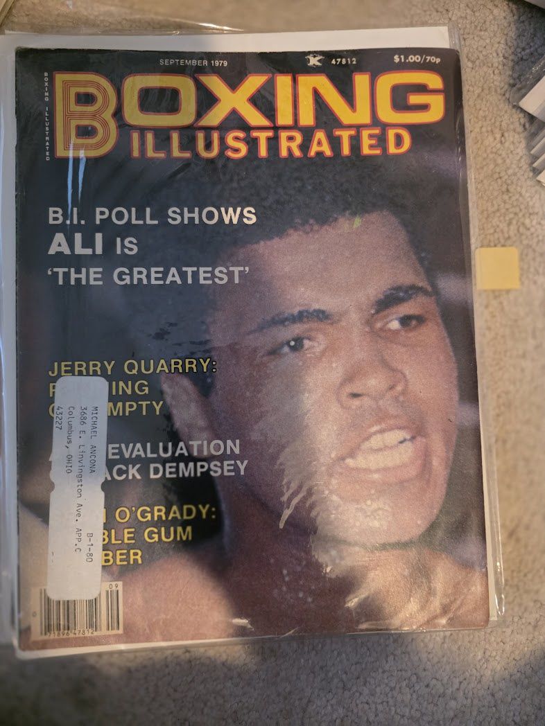 Boxing Illustrated September 1979 Vintage Magazine Muhammad Ali