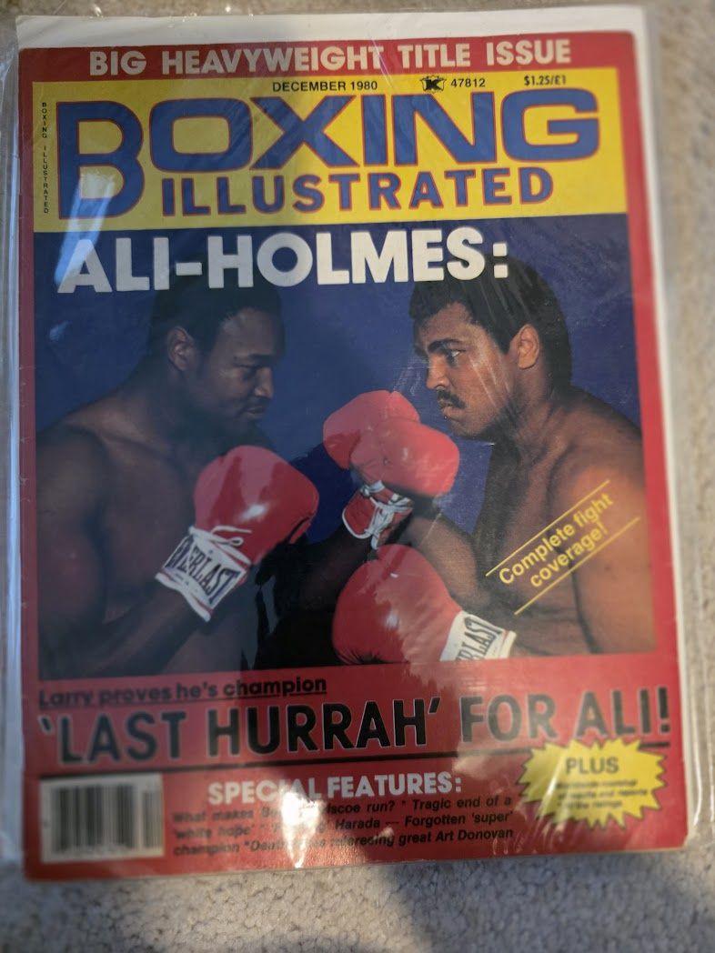 BOXING ILLUSTRATED BOXING MAGAZINE DECEMBER 1980 MUHAMMAD ALI
