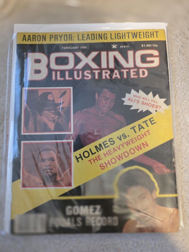 BOXING ILLUSTRATED MAGAZINE FEB, 1980 MUHAMMAD ALI-LARRY HOLMES