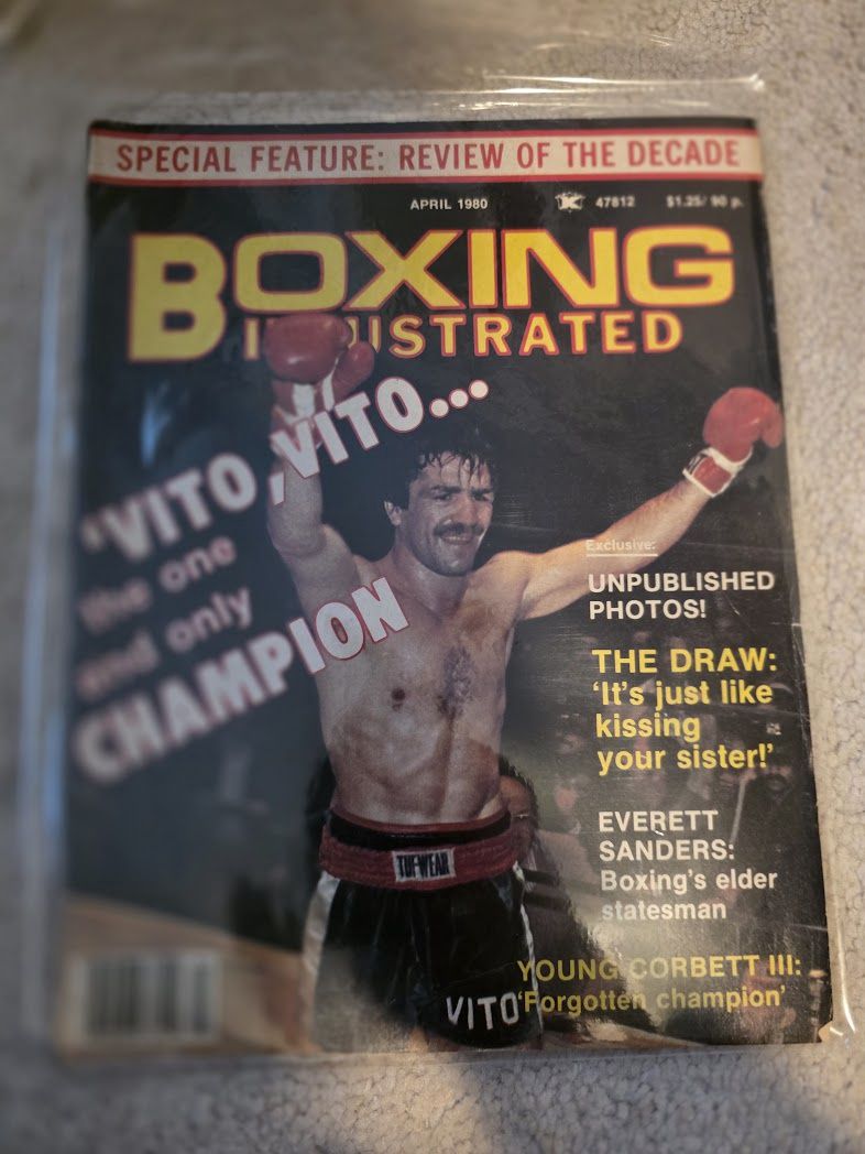 BOXING ILLUSTRATED MAGAZINE Vito COVER April 1980