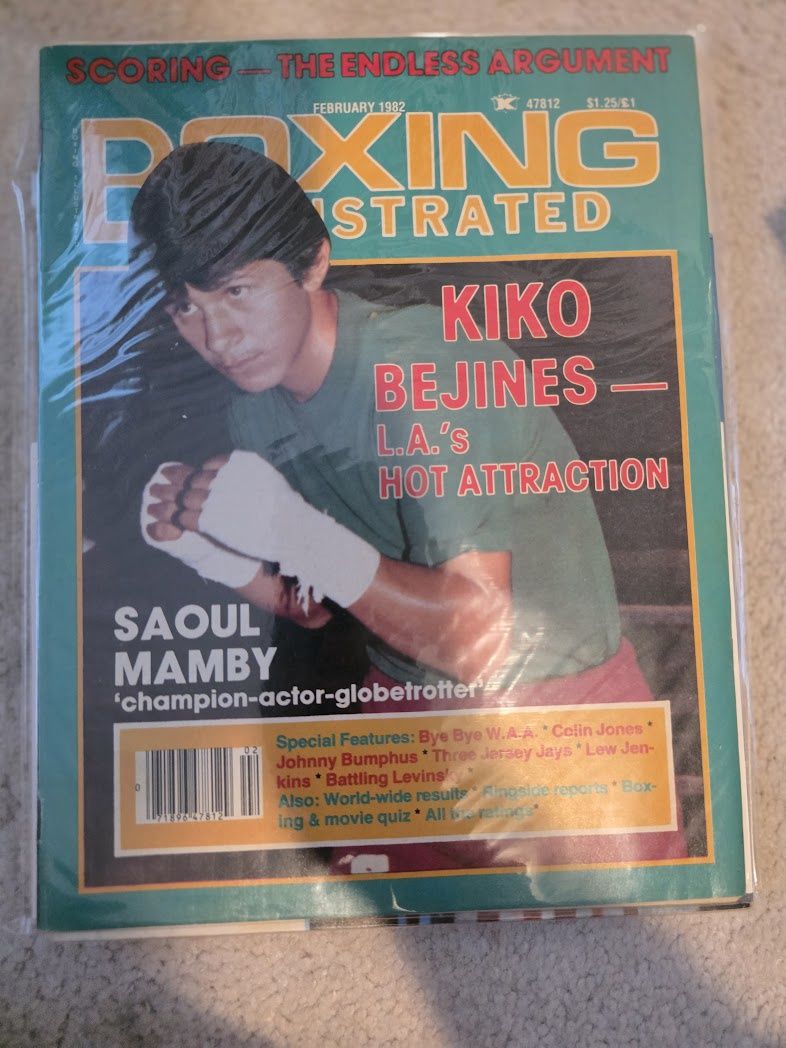Boxing Illustrated February 1982 Kiko Bejines Magazine