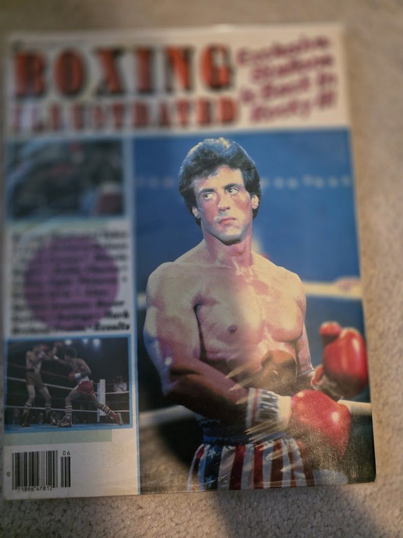 1982 ROCKY BALBOA SLY STALLONE Boxing Illustrated June