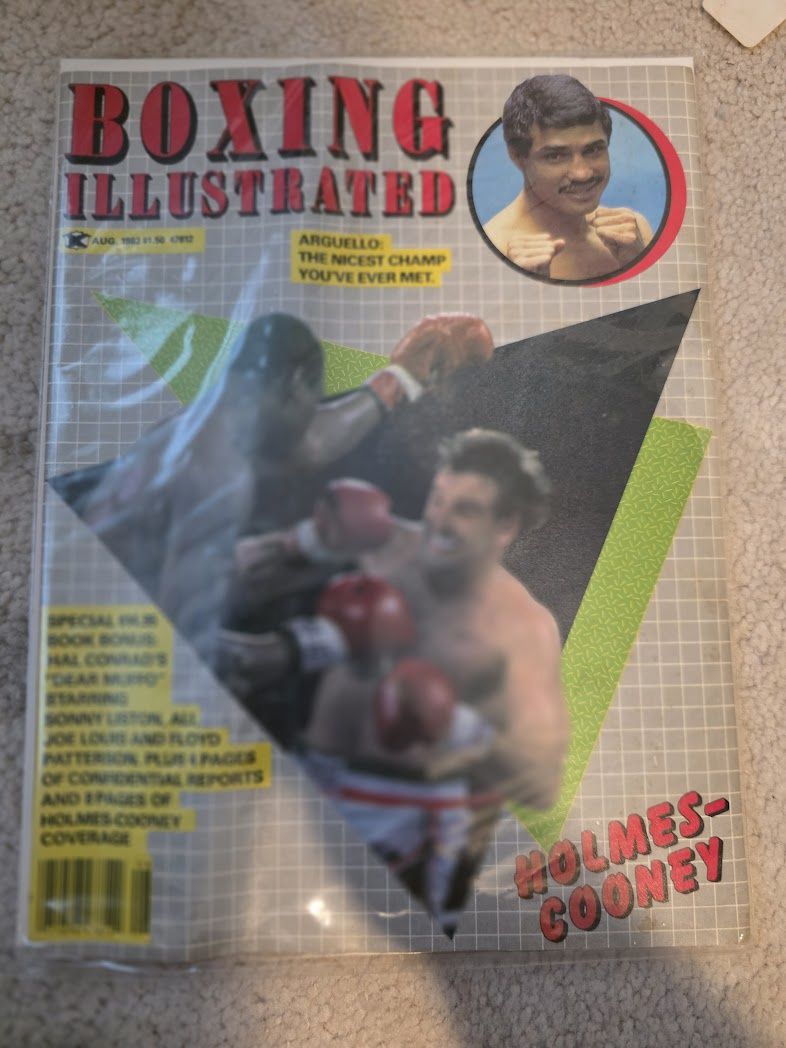 1982 AUGUST Boxing Illustrated magazine Larry Holmes v Cooney