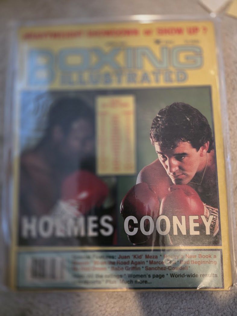 Boxing Illustrated April 1982 Holmes Vs. Cooney