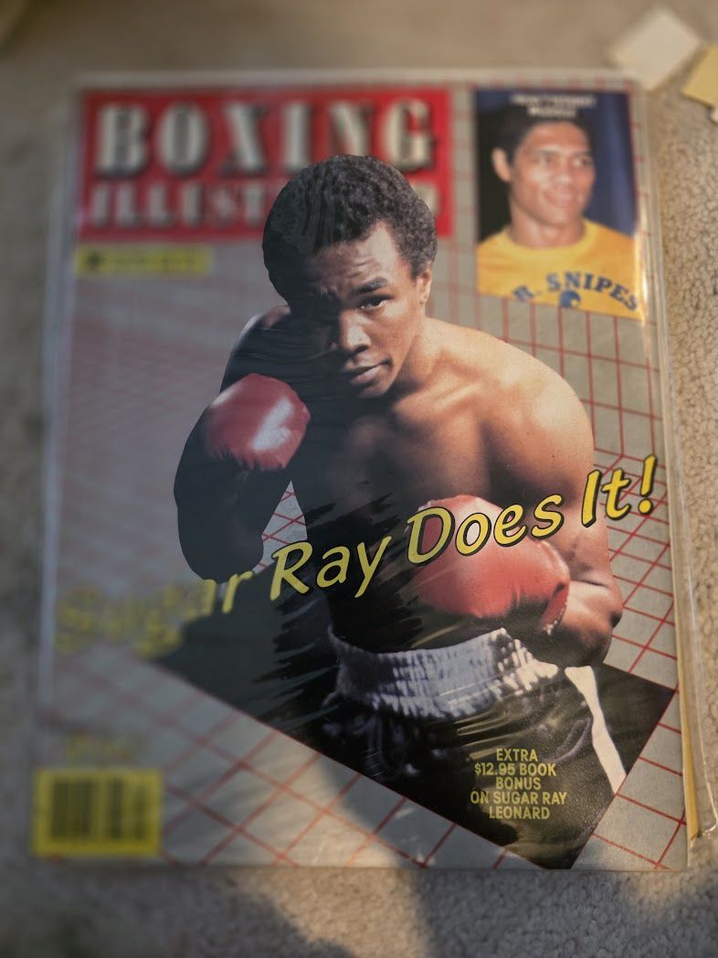 Boxing Illustrated December 1982 Sugar Ray Does It