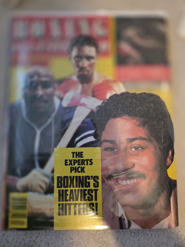 Boxing Illustrated April 1983 Boxing&#39;s Heaviest Hitters