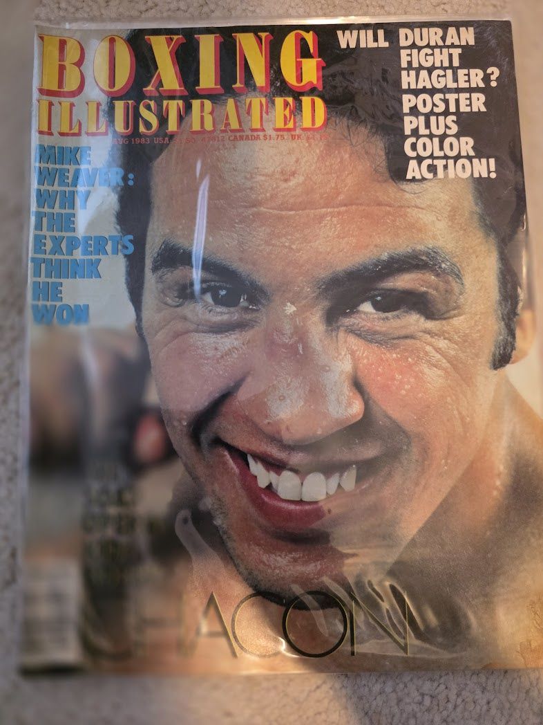 1983 BOXING ILLUSTRATED MAGAZINE BOBBY CHACON BOXING
