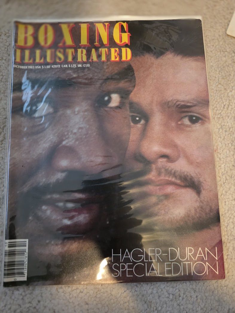 Boxing Illustrated October 1983 Marvin Hagler - Roberto Duran