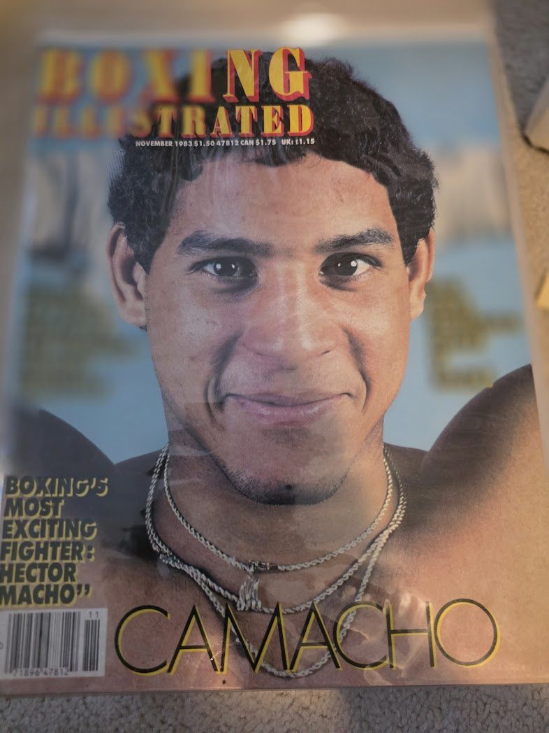 boxing illustrated magazine november 1983 CAMACHO