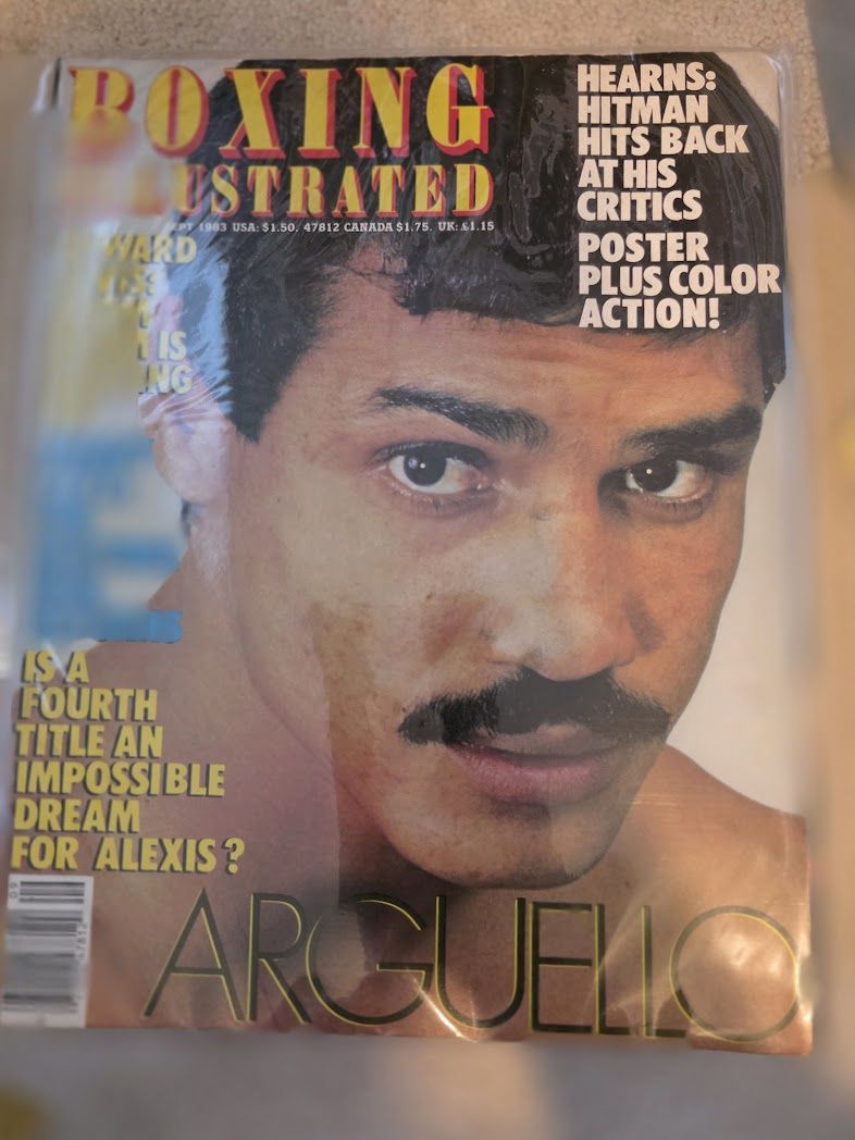 Boxing Illustrated Magazine September 1983 Arguello