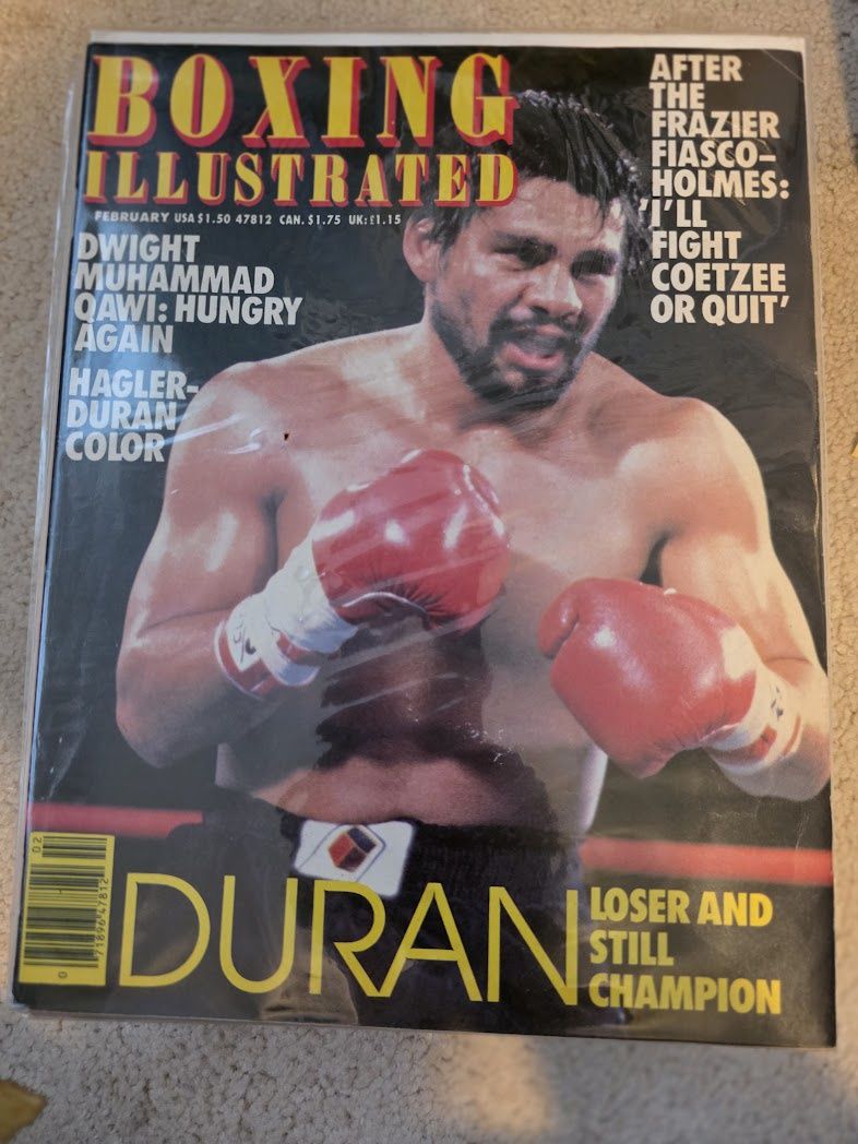 Boxing Illustrated Magazine February 1984-Roberto Duran