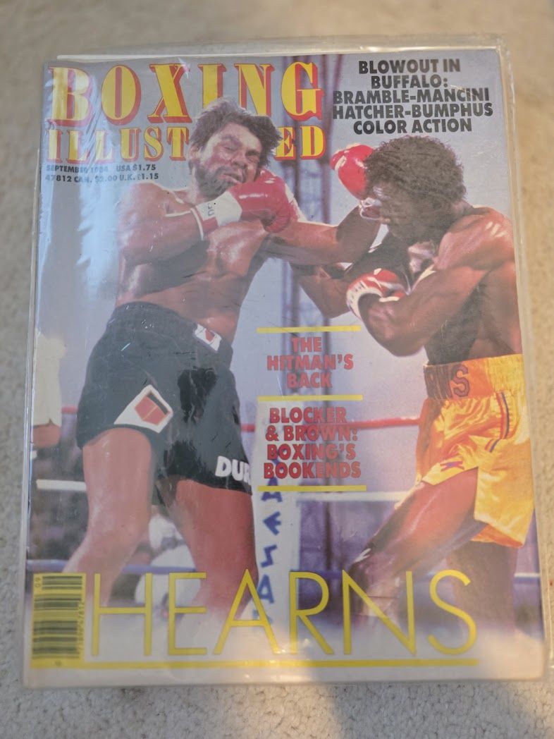 Boxing Illustrated Magazine September 1984 Duran Hearns Pryor