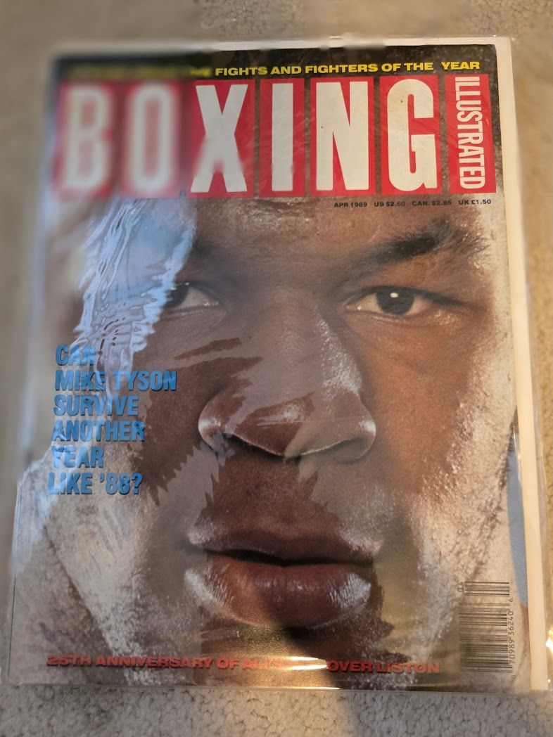 1989 MIKE TYSON April Boxing Illustrated Magazine