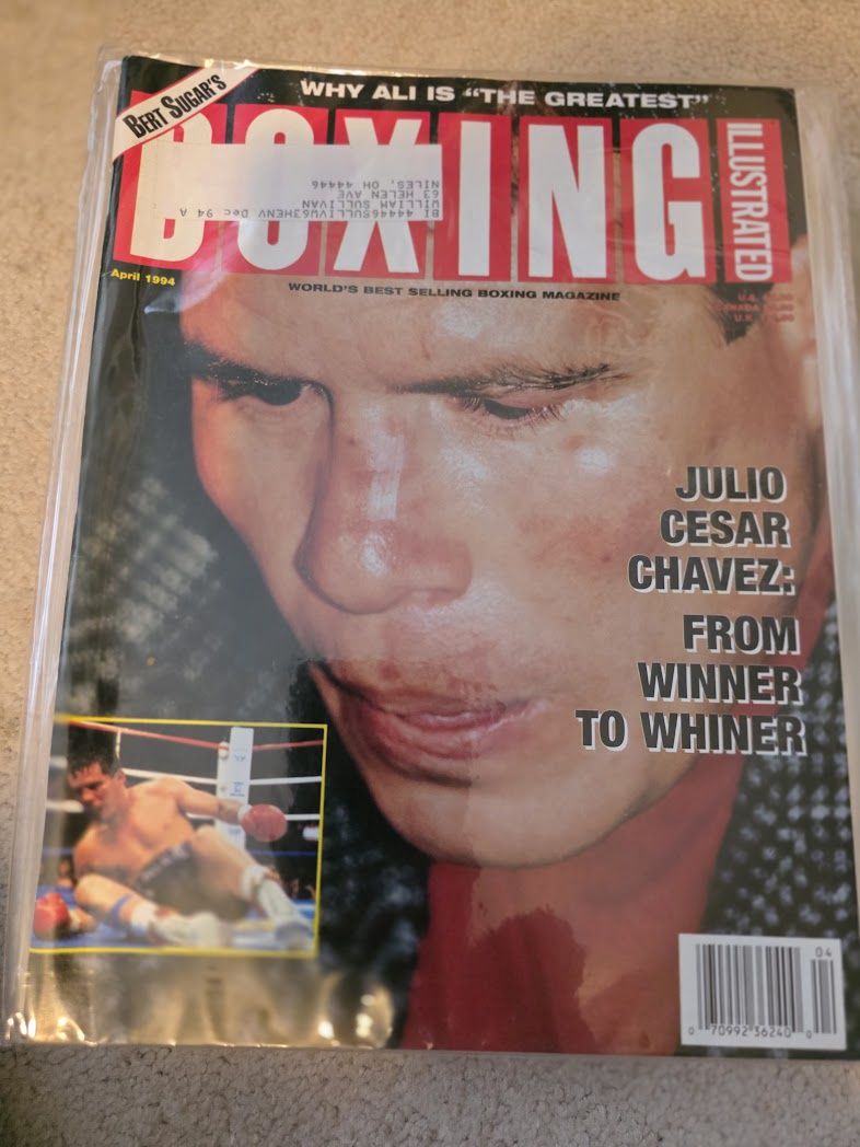 BOXING ILLUSTRATED April 1994 Magazine Julio Cesar Chavez