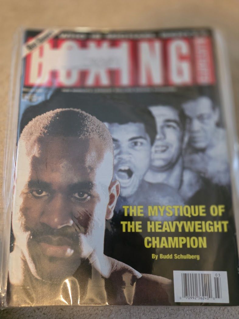 BOXING ILLUSTRATED MAGAZINE EVANDER HOLYFIELD-ALI-MARCIANO-LOUIS MARCH 1994