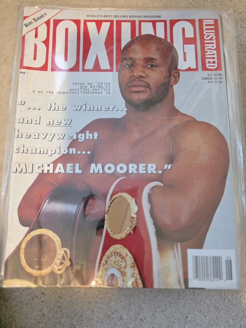 Boxing Illustrated Magazine May - June 1994 Michael Moorer