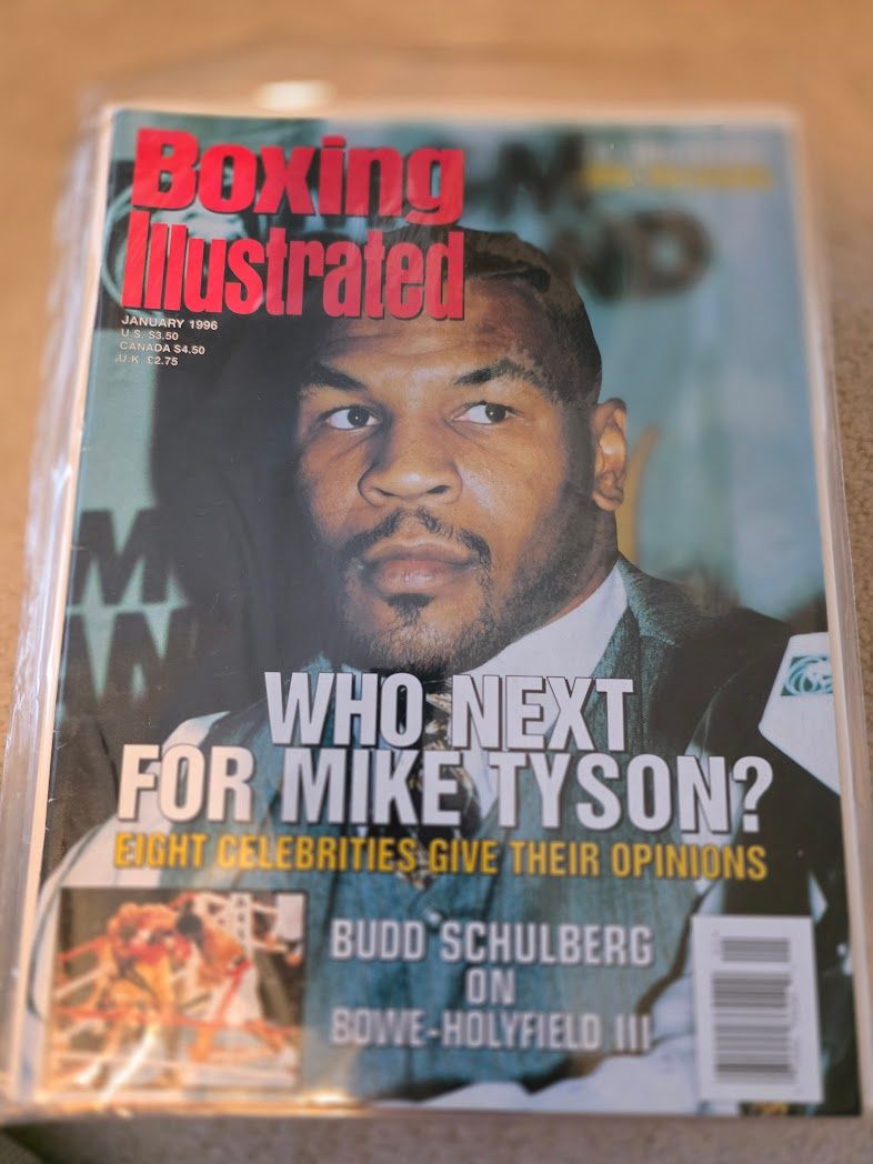 JANUARY 1996 BOXING ILLUSTRATED magazine MIKE TYSON
