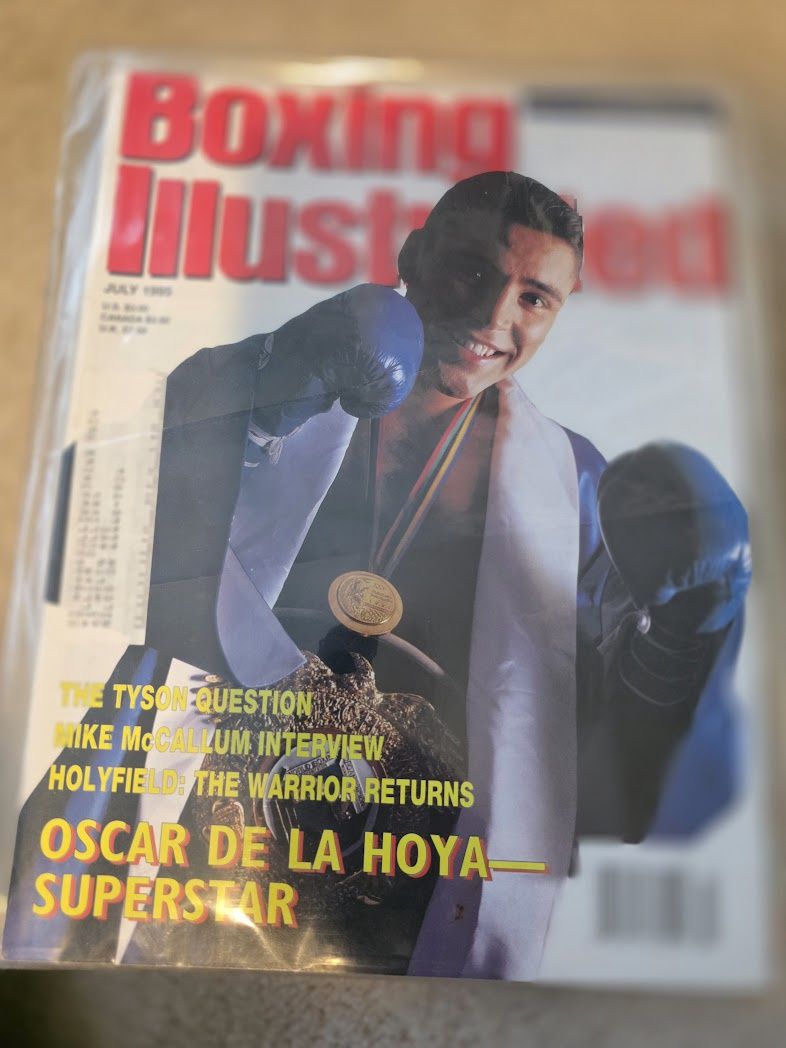 Boxing Illustrated Magazine July 1995 Oscar De La Hoya