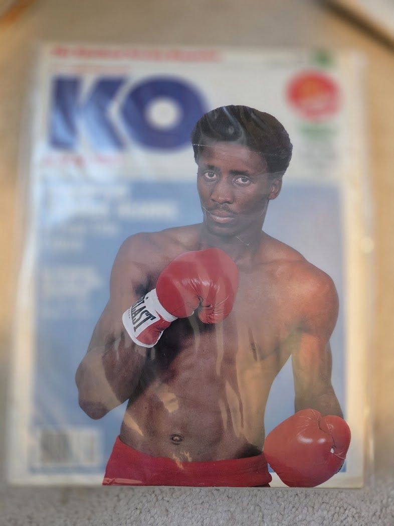 KO Magazine December 1980 Thomas Hearns Cover w/ Muhammad Ali Poster