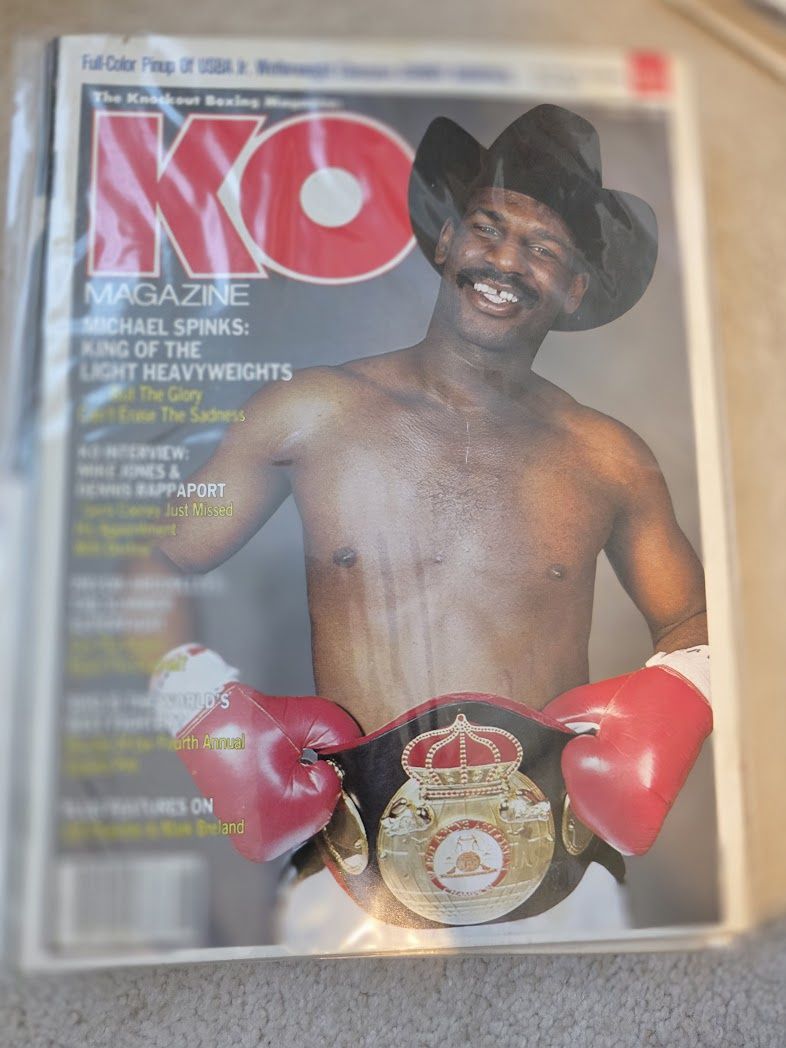 1983 August KO Knockout Boxing Magazine Michael Spinks Rappaport Bumphus Breland