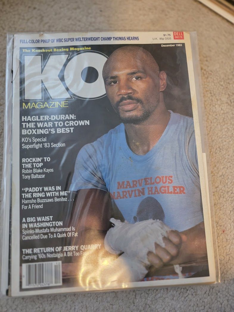 KO Magazine DECEMBER 1983 HAGLER