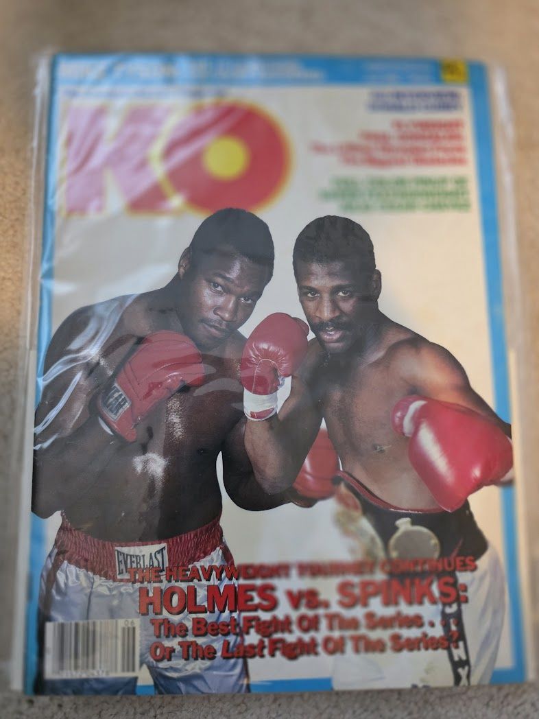 KO Boxing Magazine June 1986 Larry Holmes vs. Michael Spinks