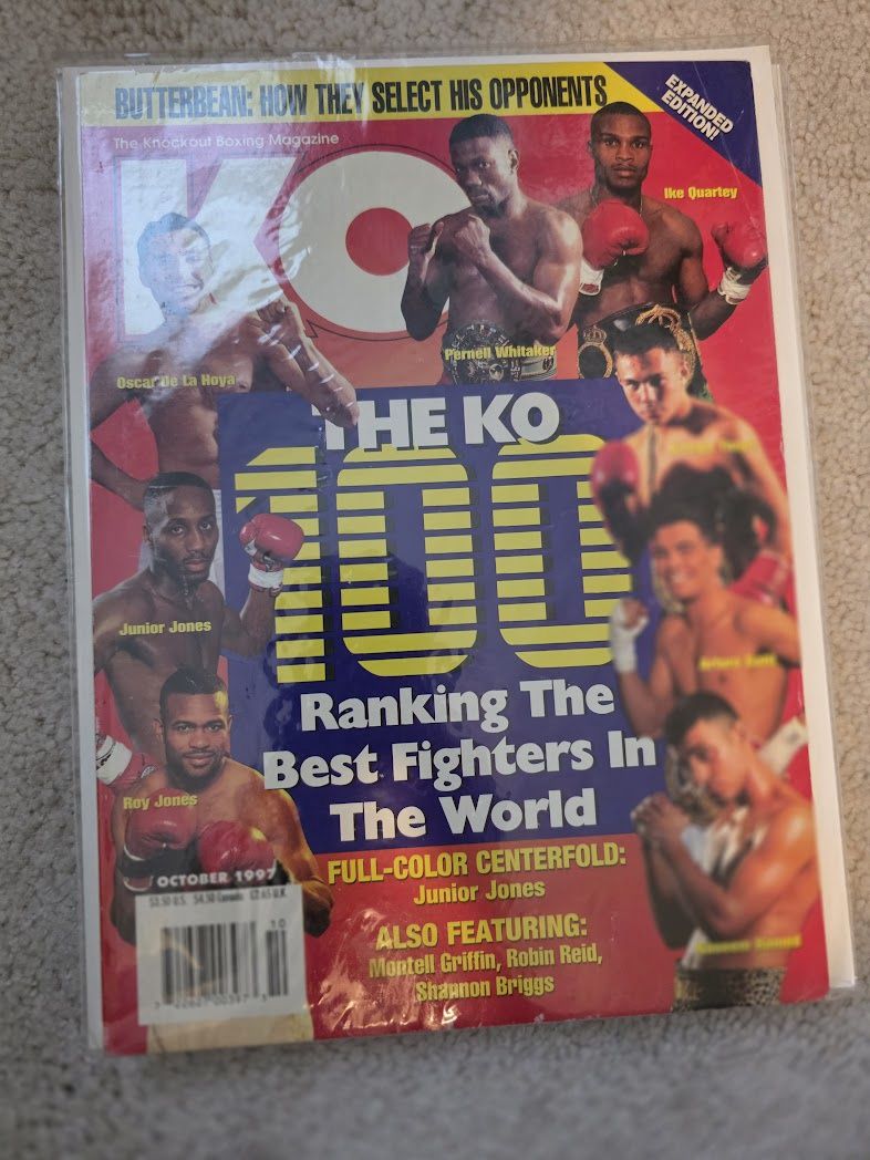KO October 1997 Magazine The 100 Best Fighters In The World