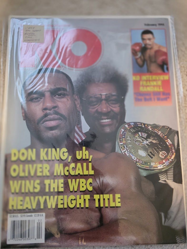 KO Boxing February 1995 Don King, Oliver McCall Magazine