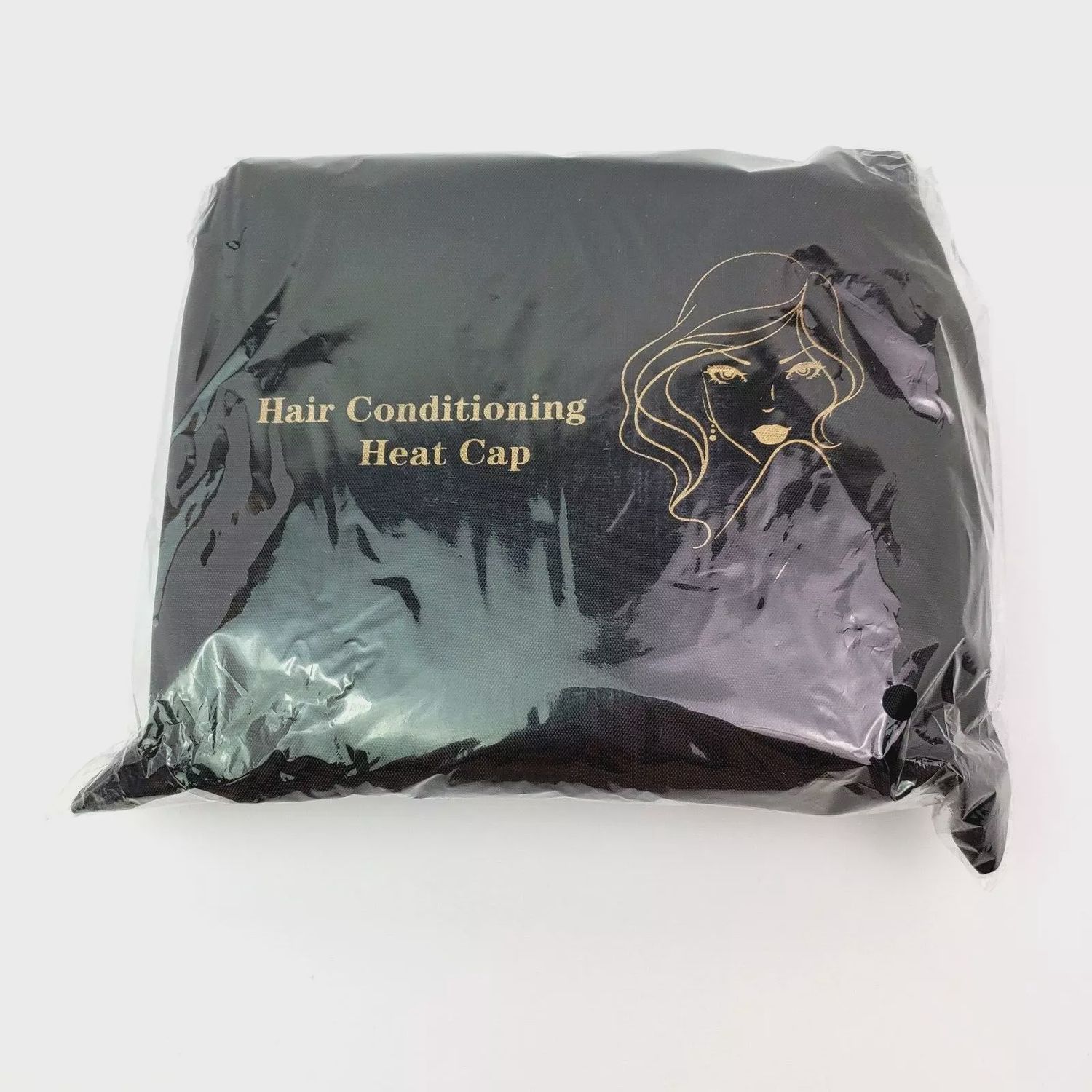 Womens Black Home Use Thermal Heat Hair Conditioning Heat Cap