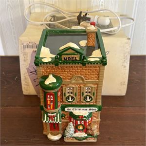 Dept 56 The Original Snow Village "Christmas Shop" 1991