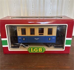 LGB 3015 2nd Class Bavarian Coach Car G Scale In Original Box