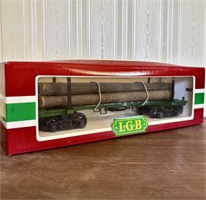 LGB 4066 Log Car with load G-Scale