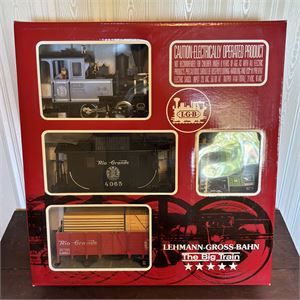 LGB Lehmann The Big Train set 20087 Rio Grande G gauge railroad locomotive etc.