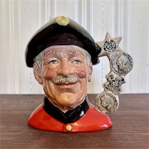 RARE Royal Doulton Chelsea Pensioner #58 of 250, Higbee Co. 6.5" D6832