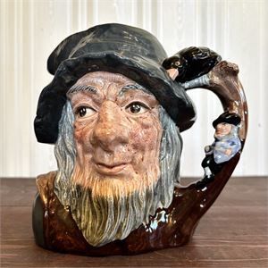 Royal Doulton Rip Van Winkle Large Character Jug D6438 7&quot; England