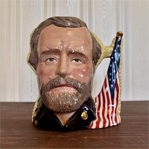 Royal Doulton Ulysses S. Grant/Robert E. Lee #4676/9500 D6698 7&quot; Large