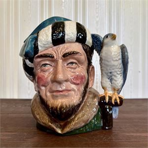 Royal Doulton The Falconer Large Character Jug D6533 7&quot; England