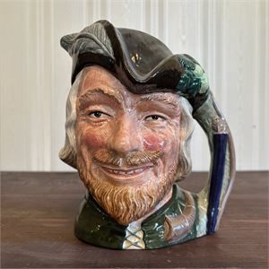 Royal Doulton Robin Hood Large Character Jug 7.5" D6527 1959