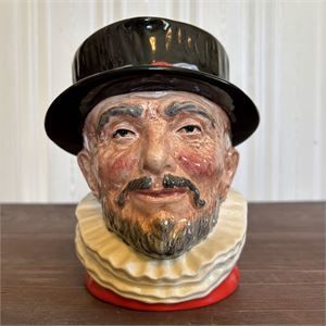 Royal Doulton Beefeater Large Character Jug D6206 6.5" England