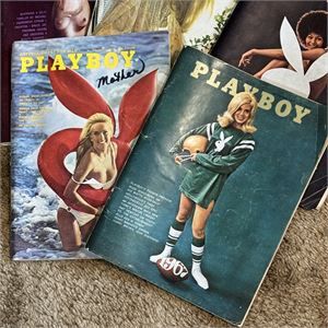 Collection of Vintage Playboy Magazines 1967 1971 1972 1976  1981