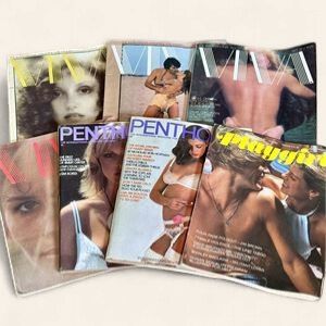 Collection of Vintage Penthouse oct 76, april 78  and VIVA Magazines  Feb, may, aug, sept 74 , Playgirl september 74
