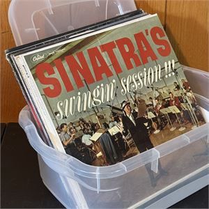 Sinatra, Como, Anka Vinyl Records Lot w/ 4 Sealed 14 Vinyls Total