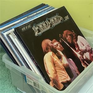 Captain &amp; Tennille, Bee Gees, Manilow, Oliva newton &amp; More Vinyl Records 20 piece