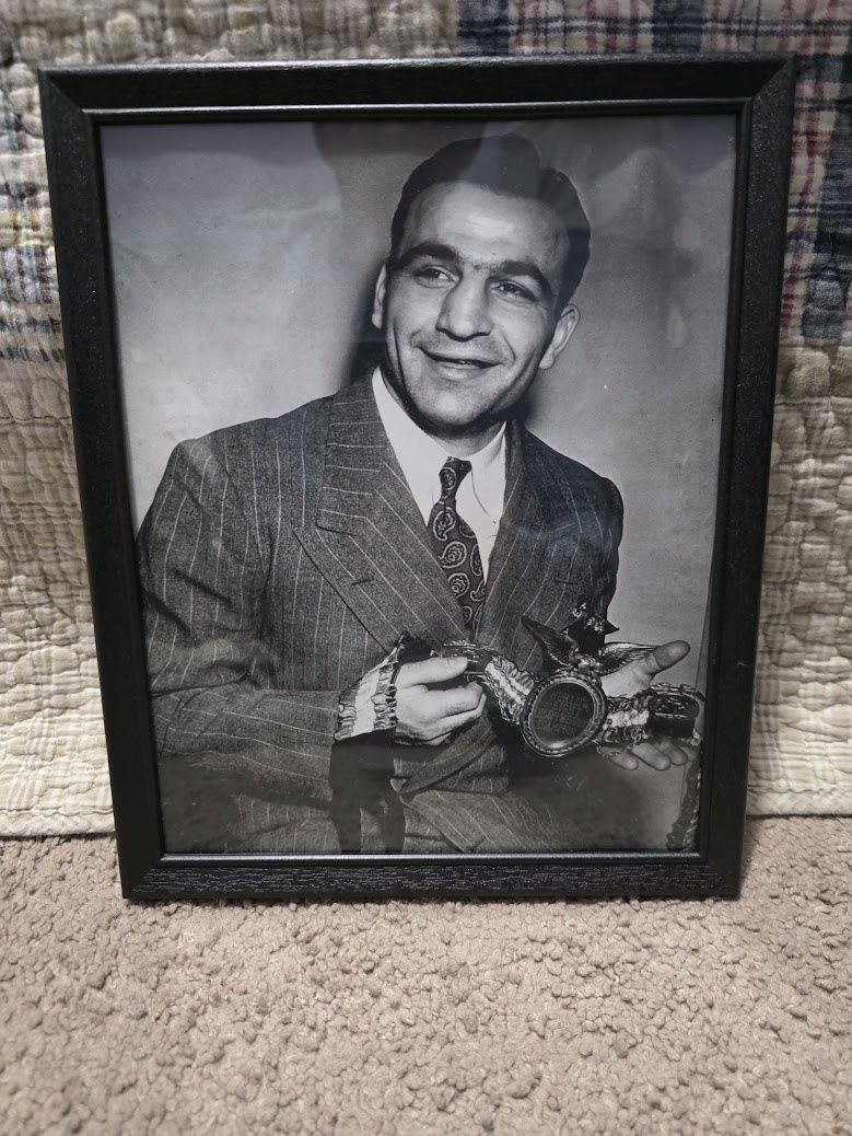 8x10 photo Anton Christoforidis is a light heavyweight boxing champion known for his strength and technique in the ring