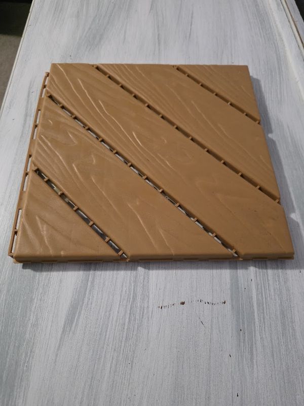 12x12 27pcs interlocking deck tiles  New  Light Brown
