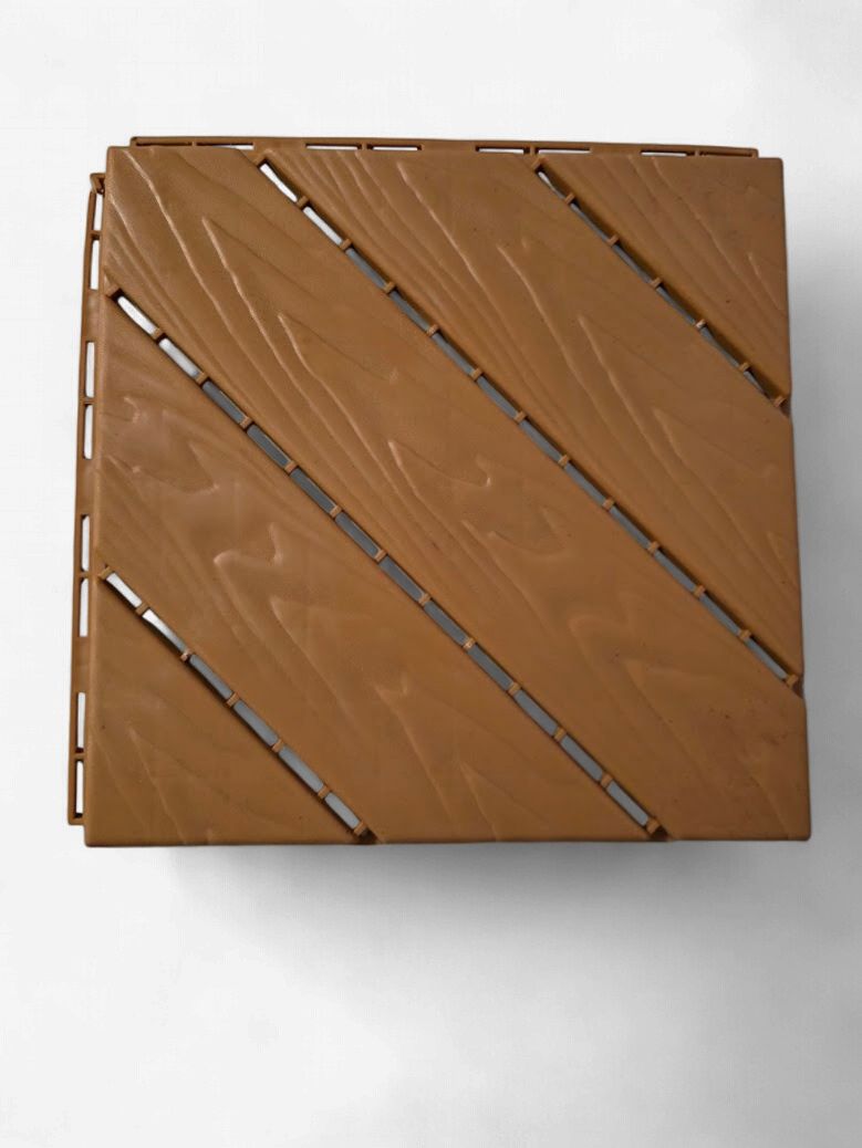 12x12 27pcs interlocking deck tiles  New  Light Brown